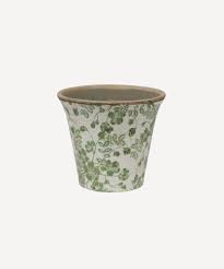 Botanical Fluted Pot by French Country Collections