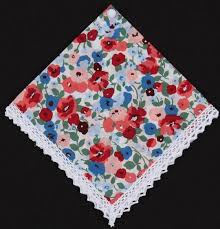 Tritex Lace Border Cotton Hankie