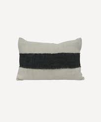 Fray Stripe Cushion by French Country Collections