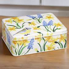 Emma Bridgewater Little Daffodils Deep Rectangle tin