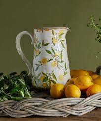 Botanical Lemon Jug by French Country Collections