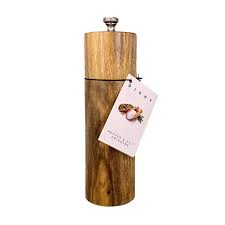 Dishy Acacia Wood Pepper & Salt Grinder