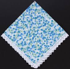 Tritex Lace Border Cotton Hankie