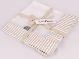 Hot House Stripe Food Cover Beige