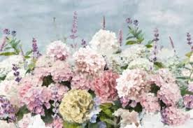 Field of Flowers Print with Handpainted Detail