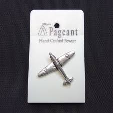 Pewter Aeroplane Pin