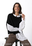 Navy Alpaca Wool Blend Vest