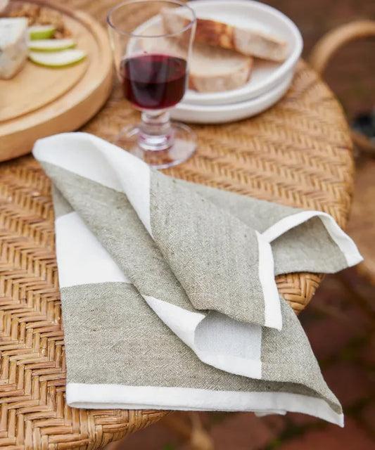 Stripe Napkin Set of 4 - French Country Collections