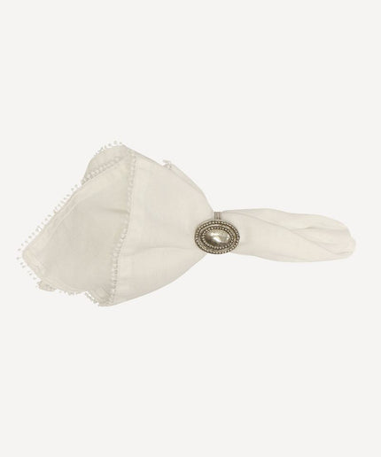 Bauble Napkin White (Set of 4)