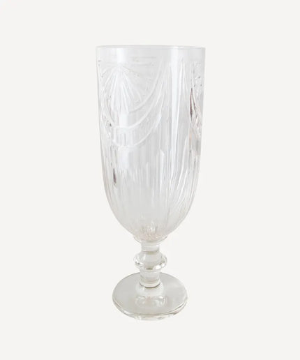 Sunrise Cut Glass Tall Hurricane by French Country Collections