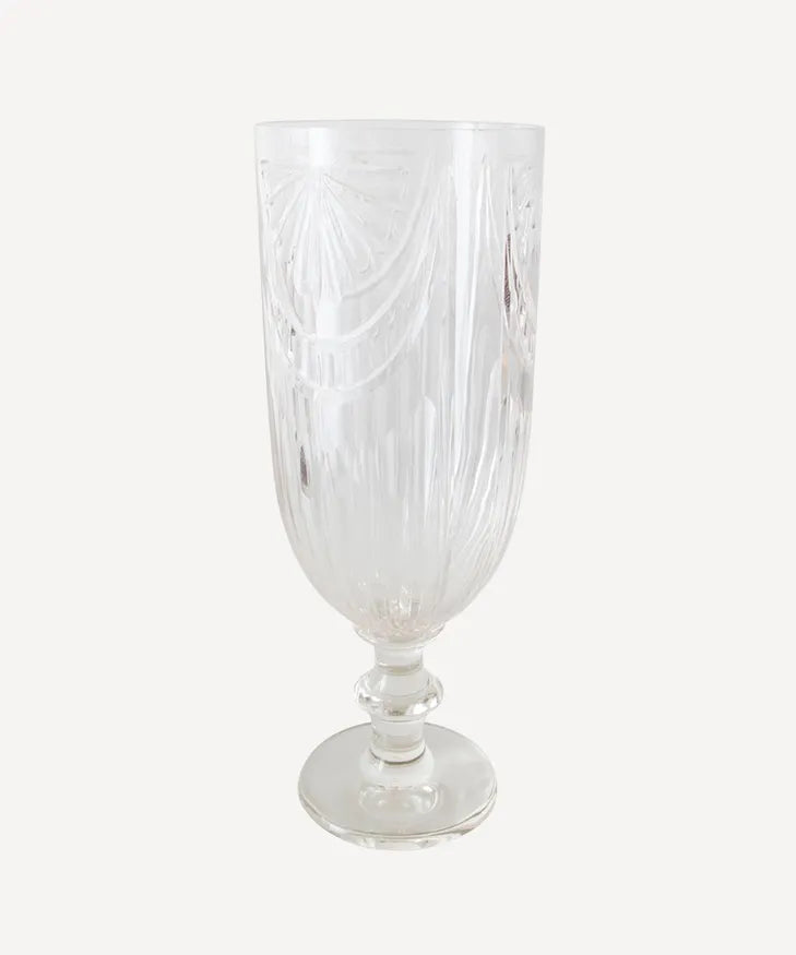 Sunrise Cut Glass Tall Hurricane by French Country Collections