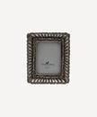 Fanned Rectangle  Frame Pewter Finish