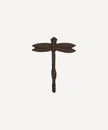 Cast Iron Dragonfly Hook