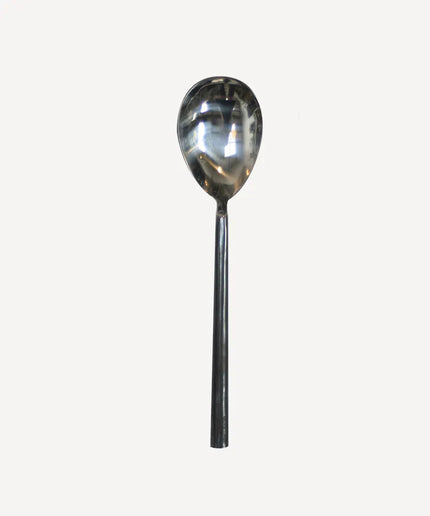 Black Handle Serving Spoons by French Country Collections