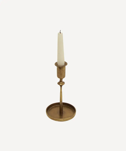 Raine Taper Gold Candleholder - French Country Collections