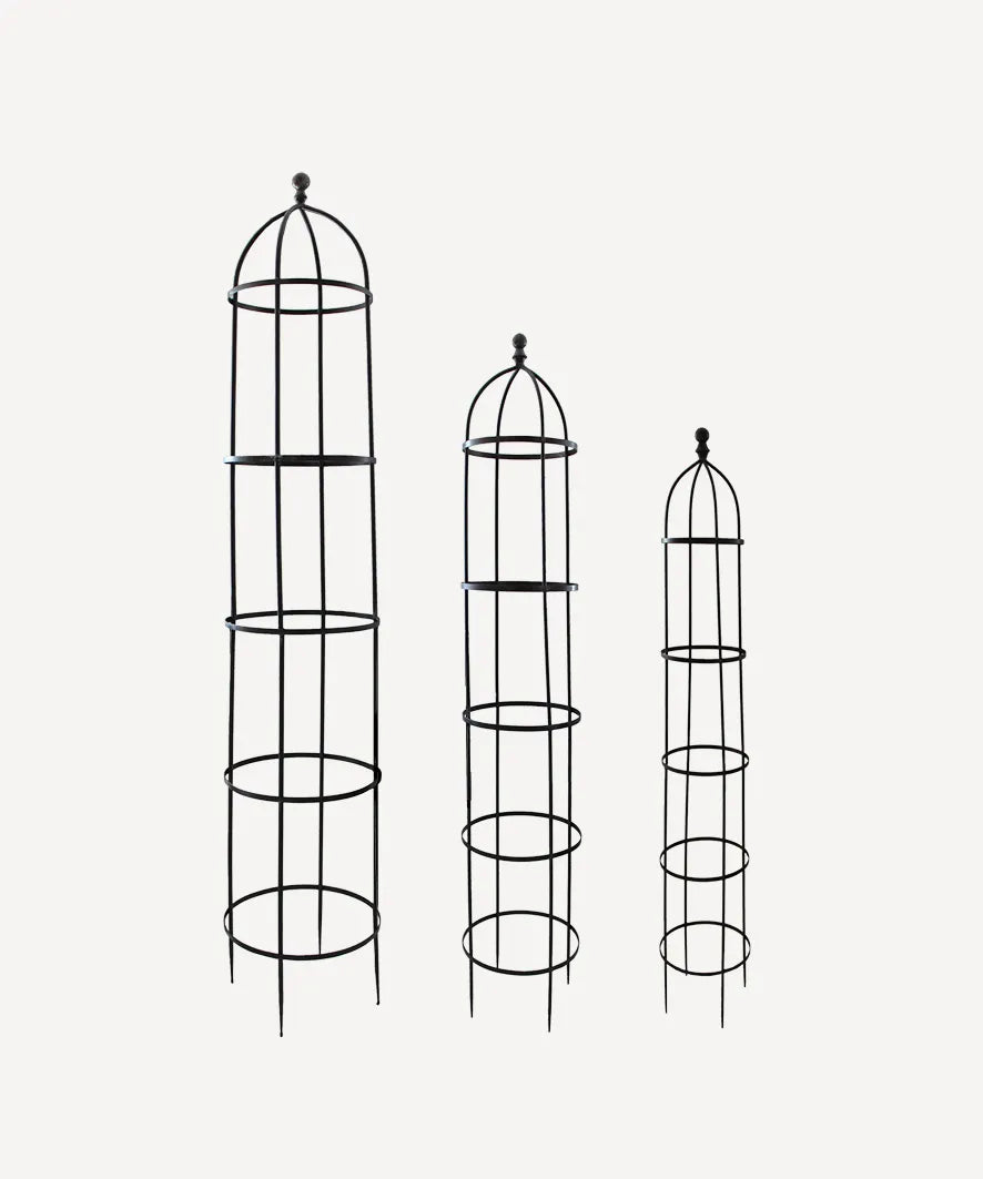 Garden Trellis with Ball on Top by French Country Collections