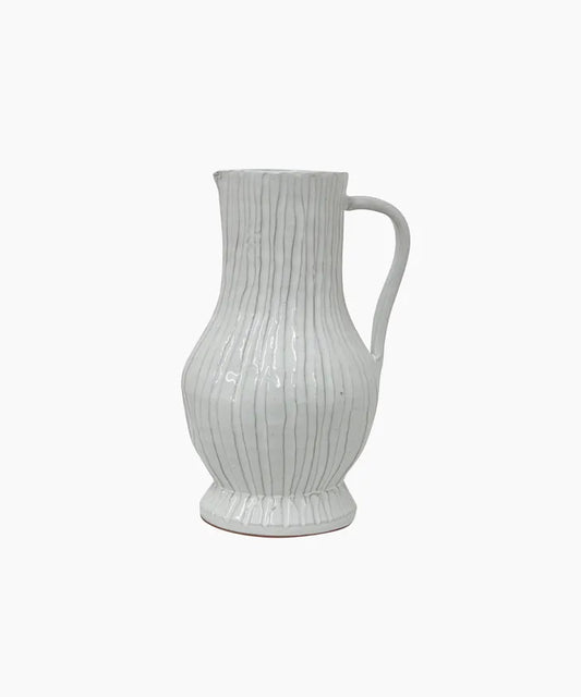 French Country Collections  Large RIbbed Jug