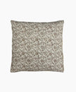 Lilibeth Handblock Velvet Euro Cushion Cover Pair - Olive