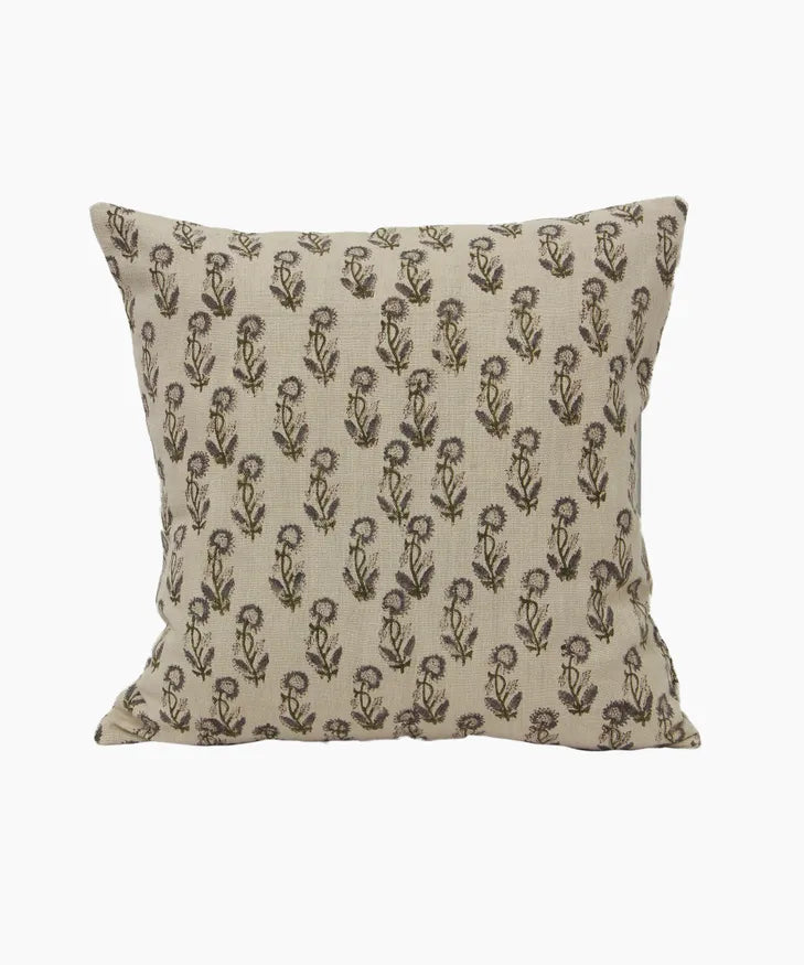 Liliana Floral Handblock Cushion Cover