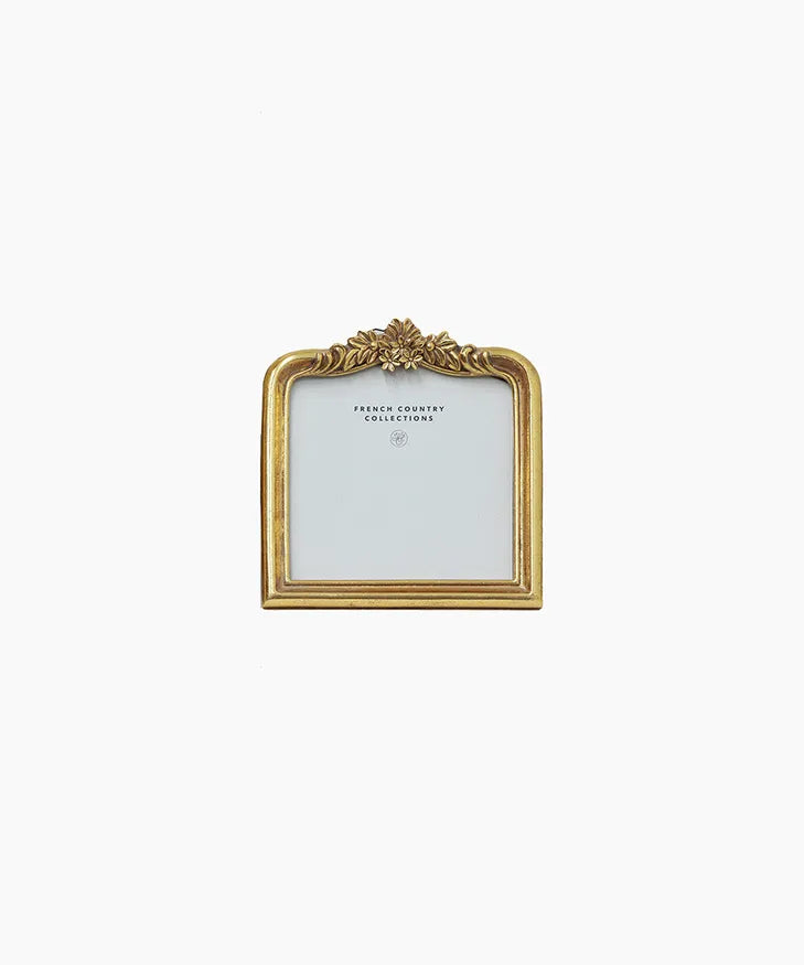 Square Floral Shaped Photo Frame 5"x5" by French Country Collections
