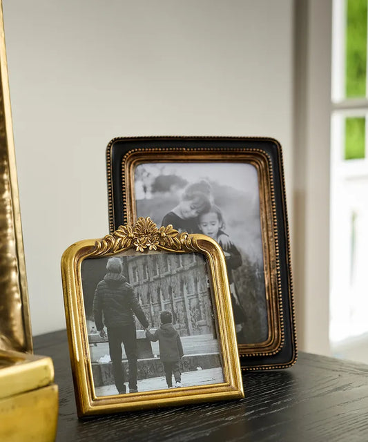 Square Floral Shaped Photo Frame 5"x5" by French Country Collections