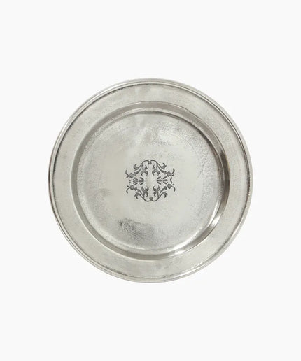 Silver Look Charger Plate by French Country Collections