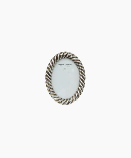 Rope Oval Photo Frame by French Country Collections