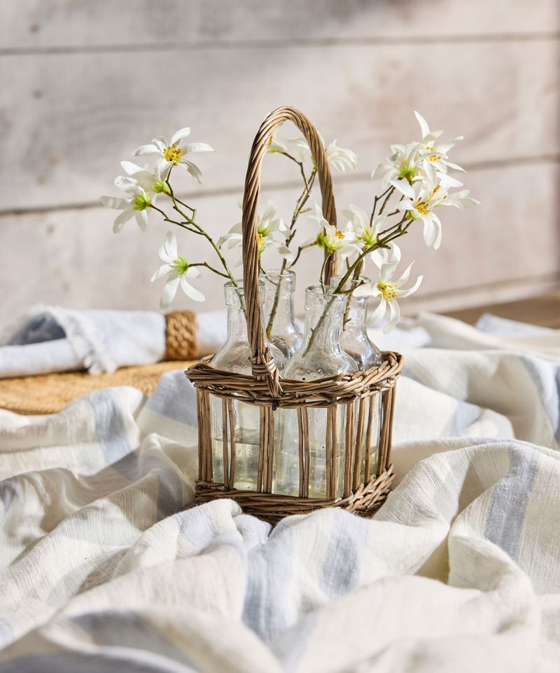 Riviera 4 Glass Bottle Holder - French Country Collections