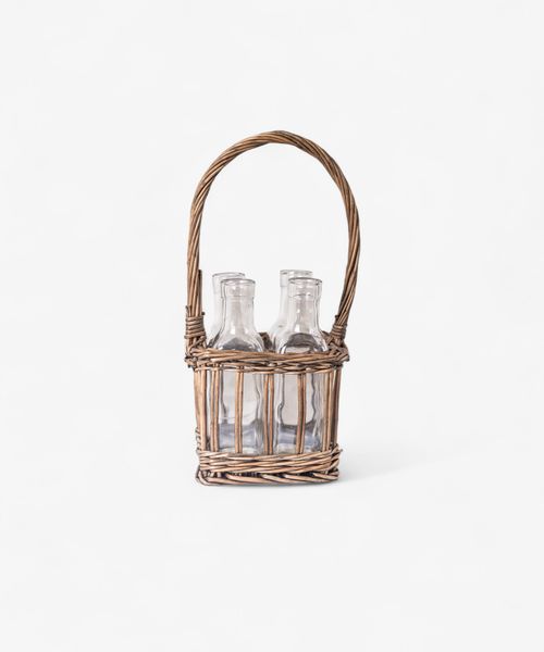 Riviera 4 Glass Bottle Holder - French Country Collections