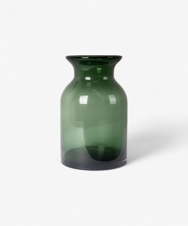Green Portobello Vase Tall