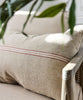 Woven Stripe Linen Cushion Cover