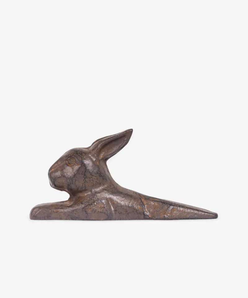 Cast Iron Rabbit Door Stop - French Country Collections