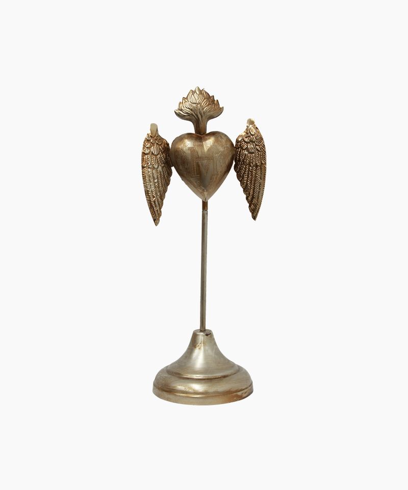 Milagro Heart with wing Decor