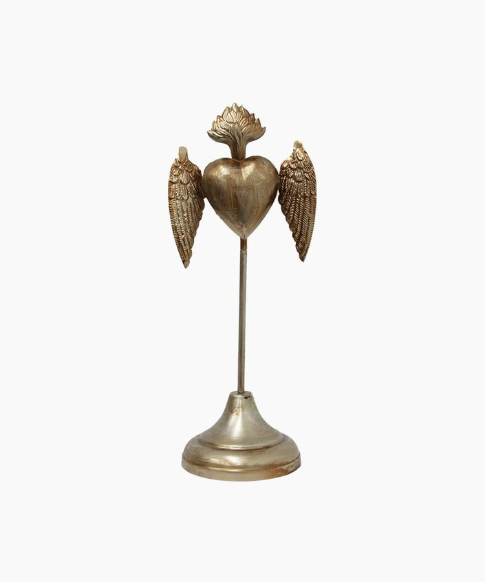 Milagro Heart with wing Decor