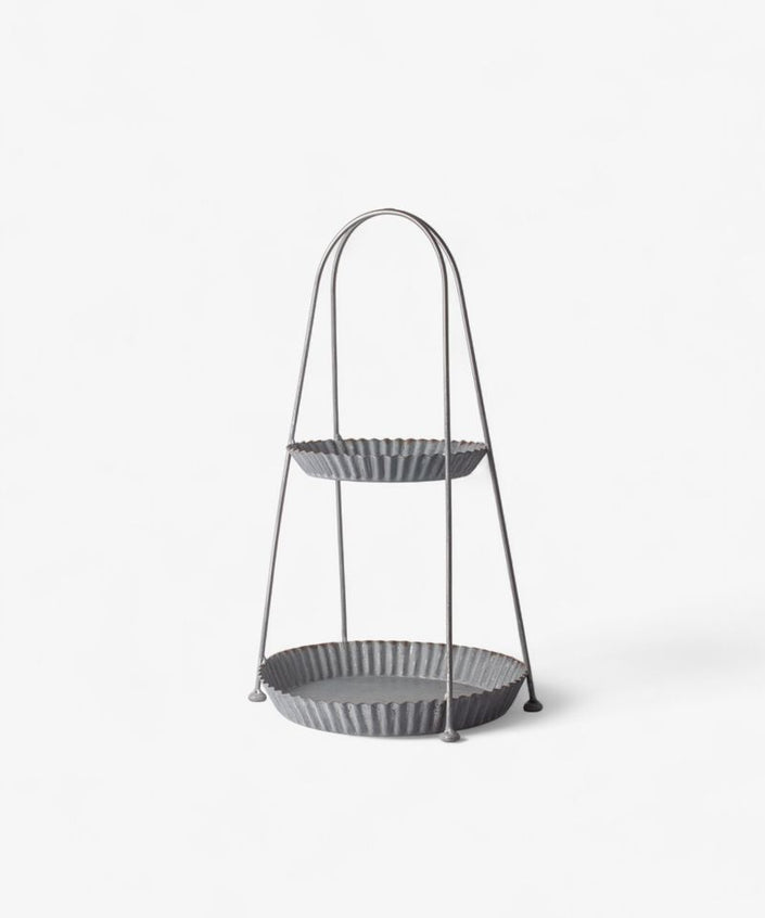 Ripple Mini 2 Tier Sweets Tray