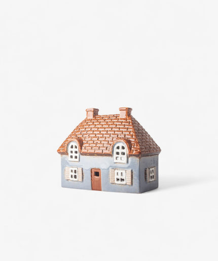 Cotswold Tealight Cottage Blue