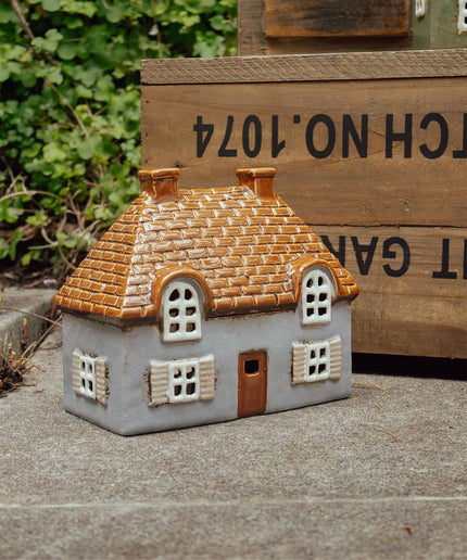 Cotswold Tealight Cottage Blue