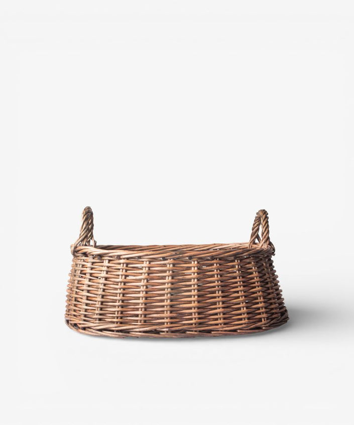 Riviera Woven Low Basket-Large