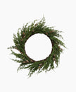 Cedar & Pinecone Wreath with Lights by French Country Collections