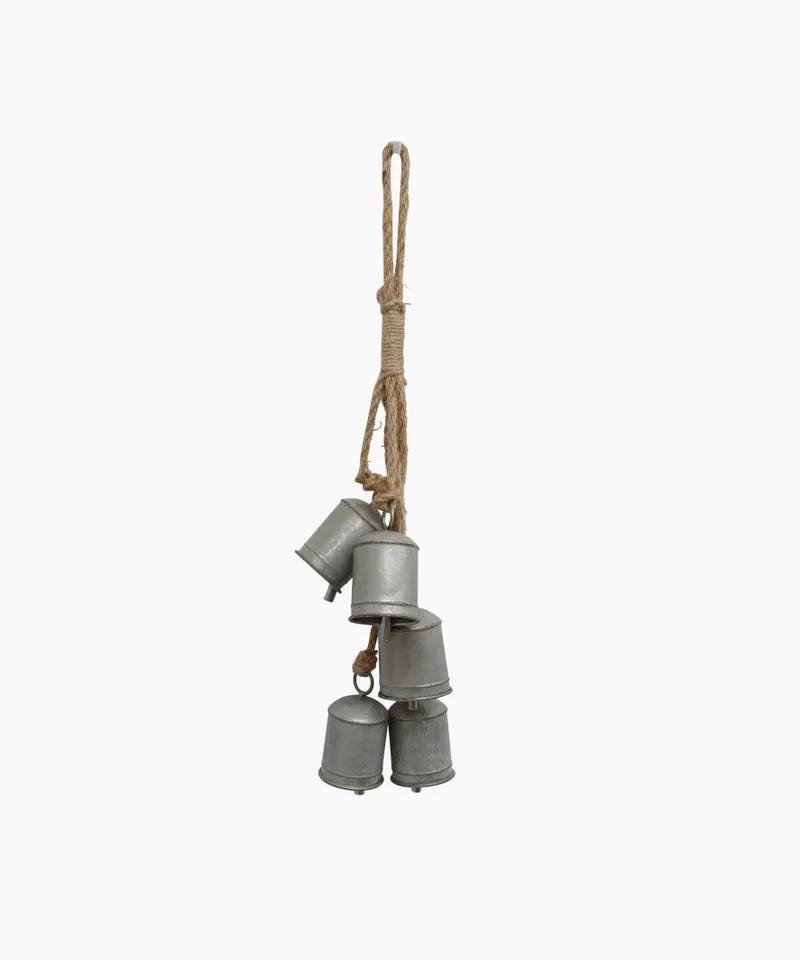 Cow Bells on a Rope Bunch of 5