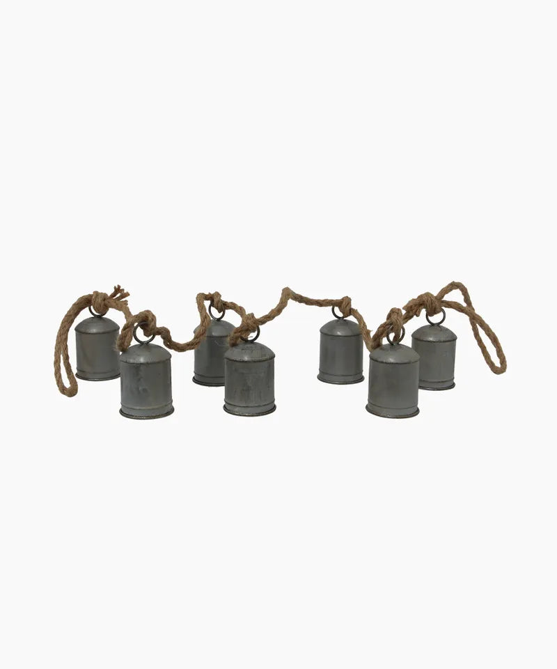 Cow Bells on a Rope bunch of 7