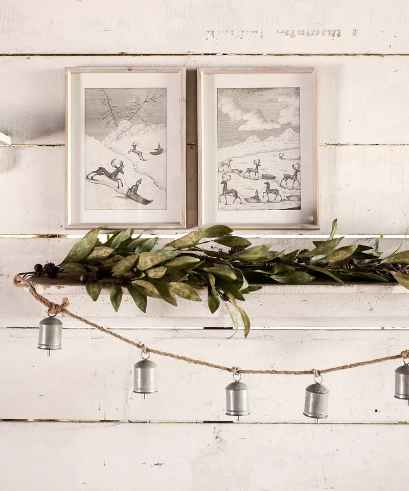 Cow Bells on a Rope bunch of 7