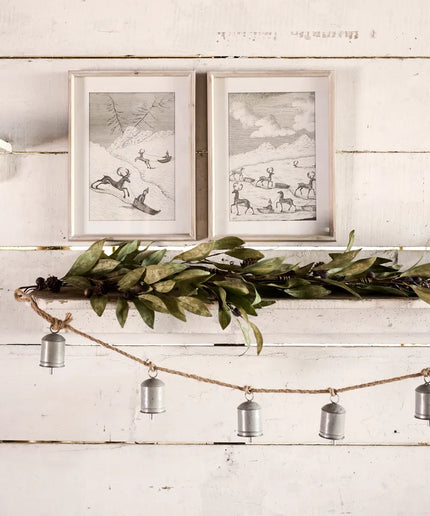 Cow Bells on a Rope bunch of 7