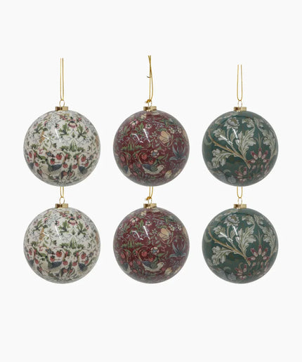 Vintage Pattern Hanging Balls - Single