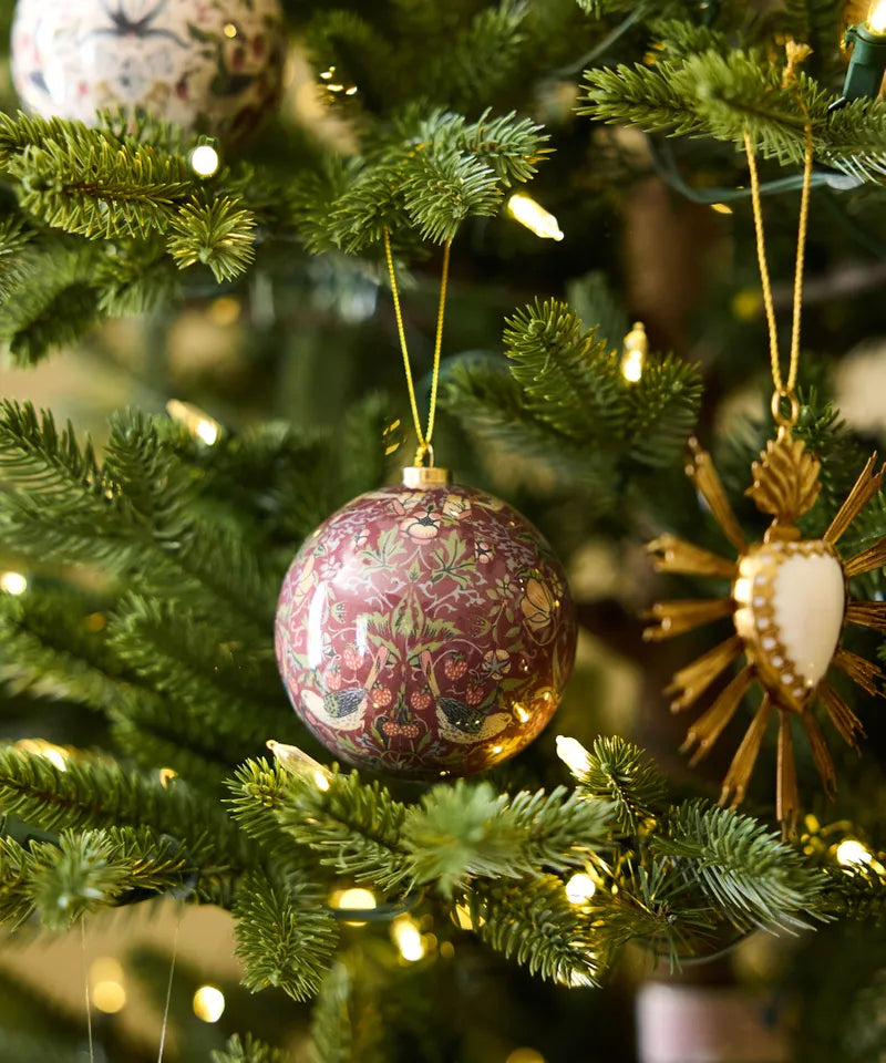 Vintage Pattern Hanging Balls - Single