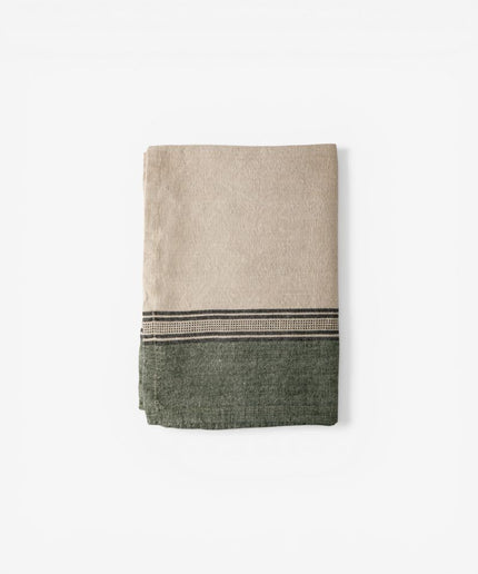 Atelier Ribbon Teatowel Green