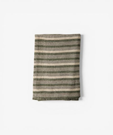 Atelier Stripe Teatowel Green