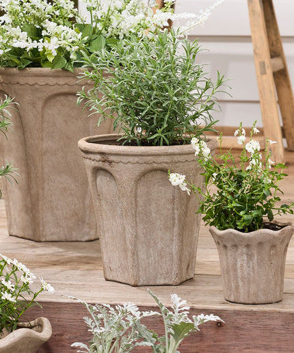 Terra Arc Planter Medium in sand terracotta by French Country Collections - Villarosa Maison NZ