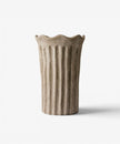 Terra Fluted Vase in sand terracotta by French Country Collections - Villarosa Maison NZ