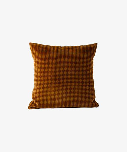 Tobacco Diamonds Handblock Cushion Cover